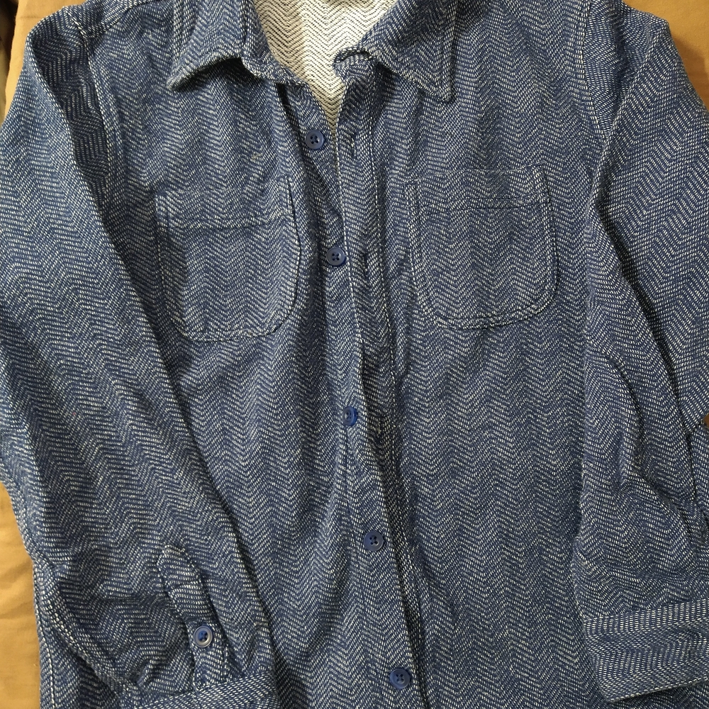 Hanna Andersson Blue Button Down Shirt